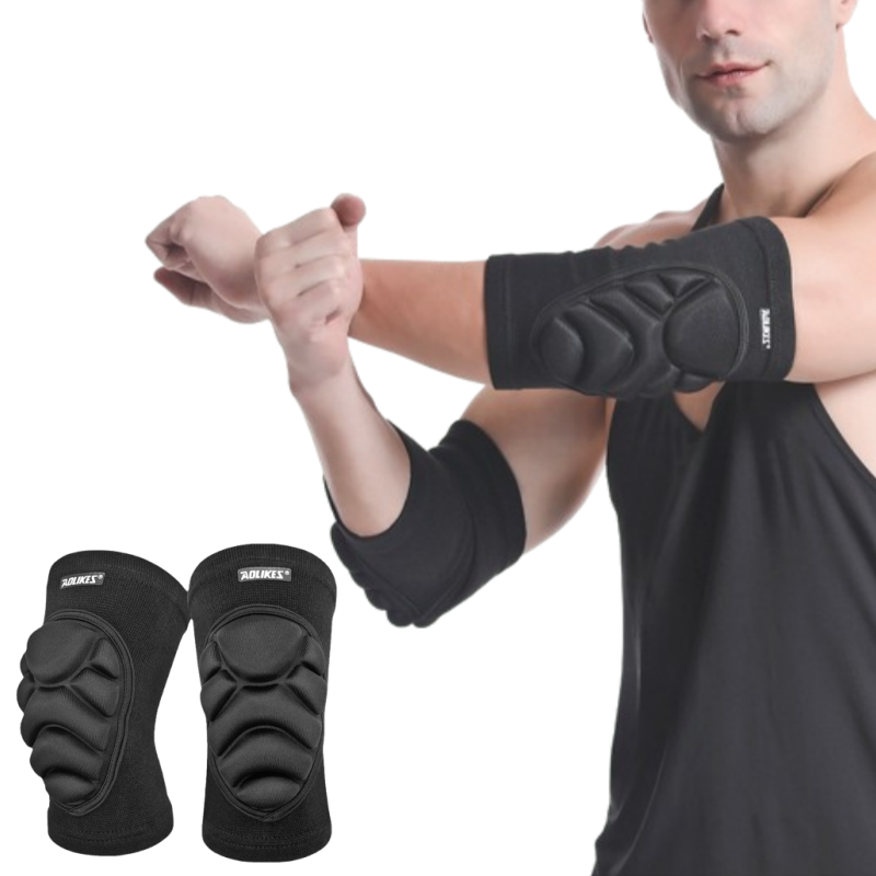 1 Paar Ellenbogenschützer Ellenbogenschutz Volleyball Schwamm Unterstützung Kompressions-Ellenbogenstützen für Basketball Tennis FußBall