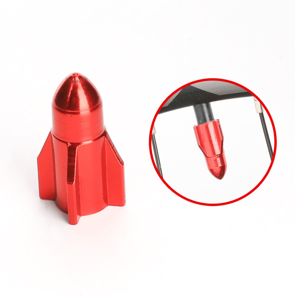 Tapa de válvula Presta para bicicleta, tapa de tubo de aire de aleación de aluminio para válvula Schrader, llanta de rueda de motocicleta de montaña, 2 piezas