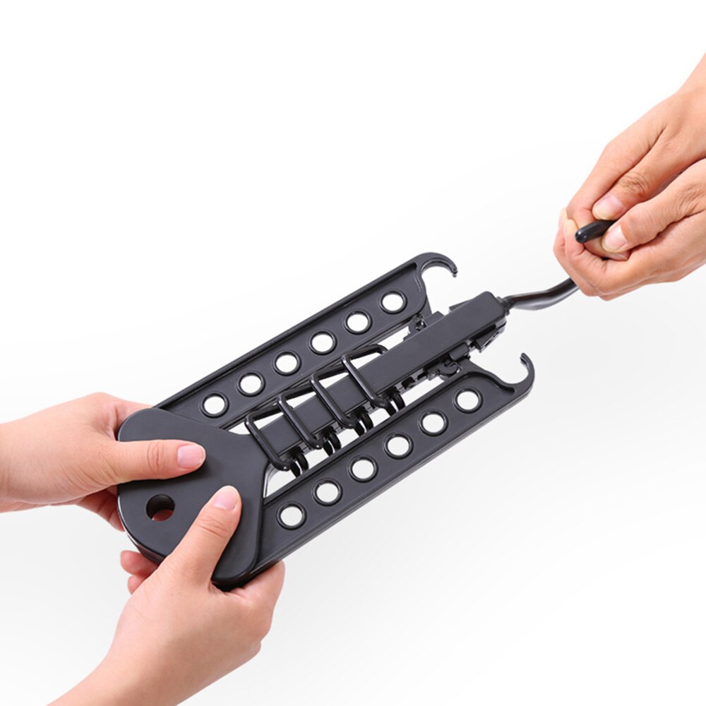 Multi-functional Folding Clothes Hanger Foldable Space Saving Hangers Hook Rack for Home Laundry Bedroom