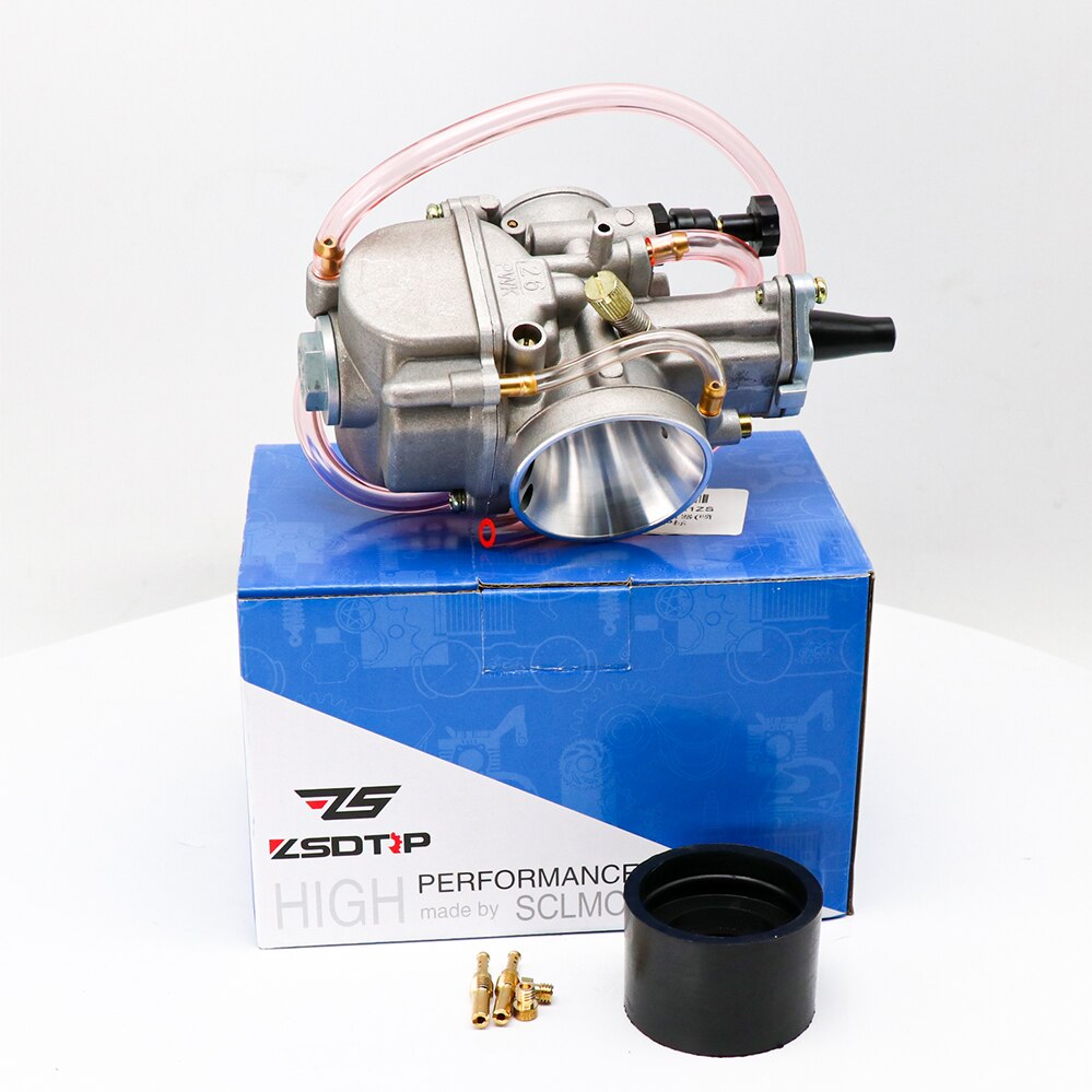 SCL MOTOS-carburador PWK para motocicleta, 21, 24, 26, 28, 30, 32, 34mm, con Power Jet para 2T, 4T, Keihin, Koso, PWK, 75cc-250cc