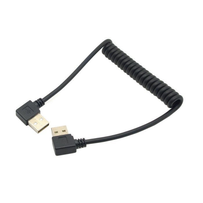 Zihan Stretch 90 Graden Haakse Usb A Type Male Naar 90 Graden Hoek Usb Male Charge Kabel