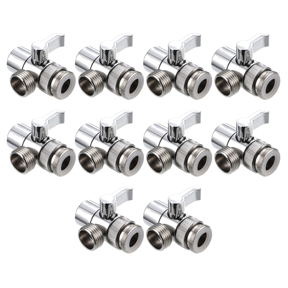 1-10PCS Switch Faucet Adapter Kitchen Sink Splitter Diverter Valve Water Tap Connector Separator For Sink Toilet Bidet Shower: Blue