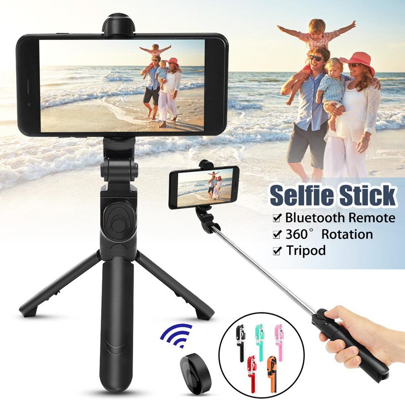 Oppselve 3 in 1 Bluetooth Selfie Stick Tripod Extendable Monopod Universal For iPhone X XR XS Max 7 8 Plus Samsung Huawei Phone