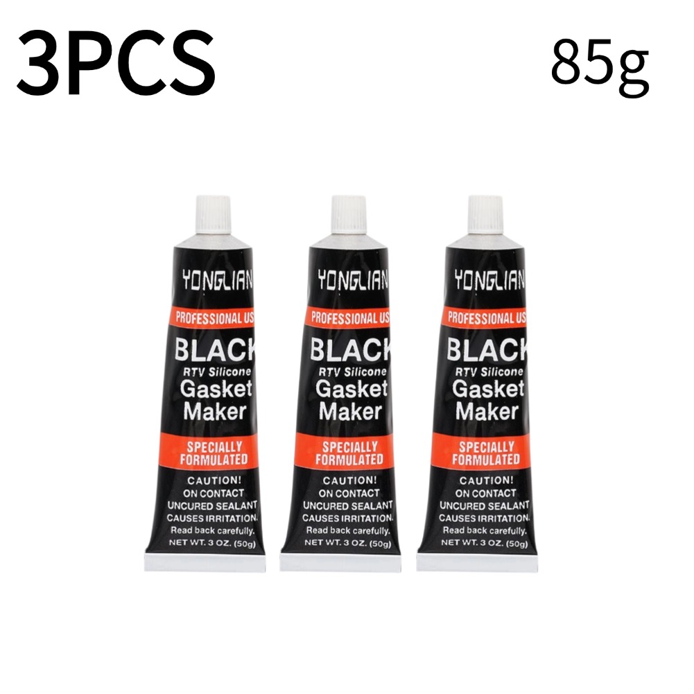 1/2/3/4/5pcs Motor Gasket Sealant Automotive Engine Sealant Adhesive High Temperature Black RTV Silicone Gasket Maker Car Glue: WHITE