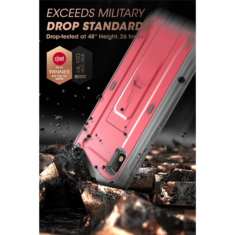 Supcase Voor Samsung Galaxy A10e Case ) ub Pro Full-Body Robuuste Holster Case Met Ingebouwde Screen Protector &amp; Kickstand