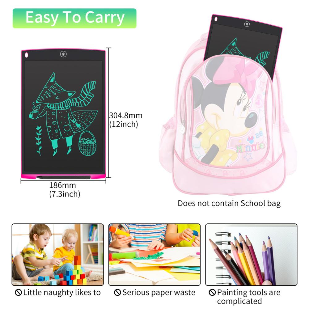 12" LCD Writing Tablet Digital Drawing Tablet with pen Handwriting Pads Portable Electronic Tablet Board ultra-thin Board