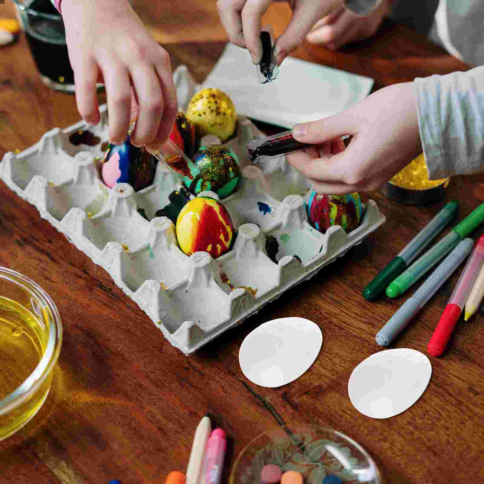 50pcs 3.5cm Durafoam Eggs Styrofoam DIY Easter Egg Crafts Eggs