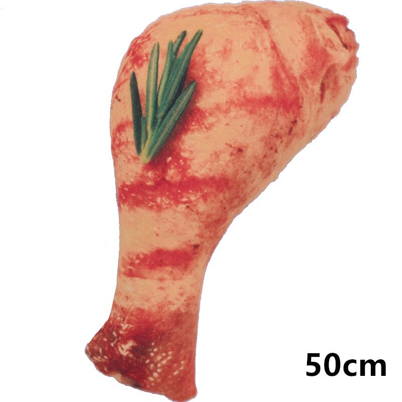 50/70/90CM Simulation Food Real Life Style Chicken Leg Toy Chick Wing Drumstick Pillow Cushion Lifelike Kids Birthday: 1