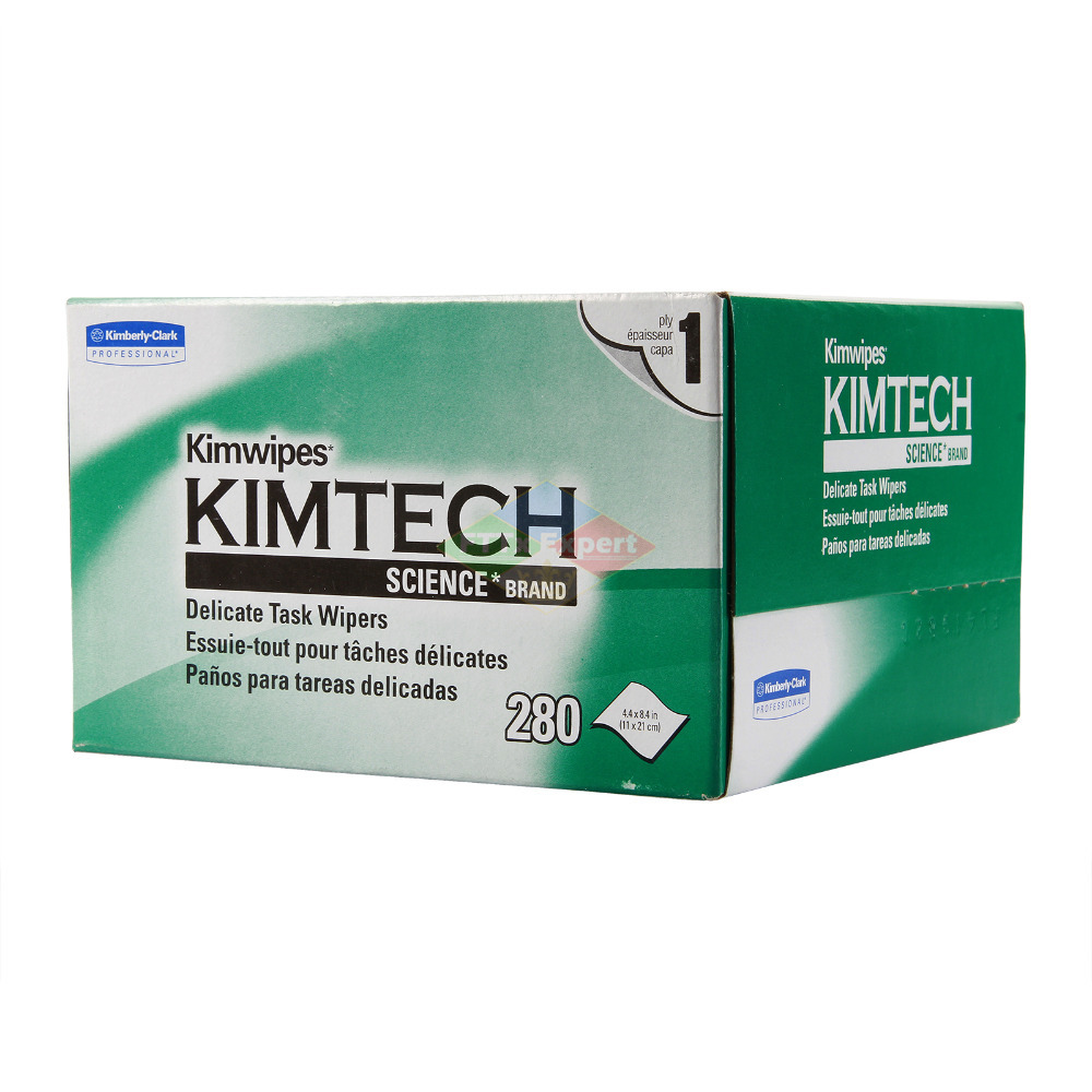 10pcs/lot 210 x 110mm Kimtech Kimwipes Delicate Task Wipes 280 Pieces Per Box For Optical Components Special