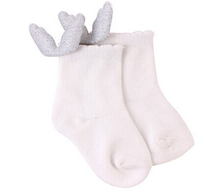 Neugeborenen Baby Socken Nette FlüGel Gittergewebe Dünne Baumwolle Socken für Baby Mädchen Jungen Kleinkinder Kleidung Zubehör Socken: Weiß / M 12 zu 24 Monate