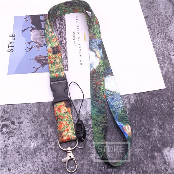 Pattern Neck Strap Lanyards for Keys ID Card Gym Mobile Phone Straps USB Badge Holder DIY Hang Rope Lariat Lanyard: DZ-A04-2