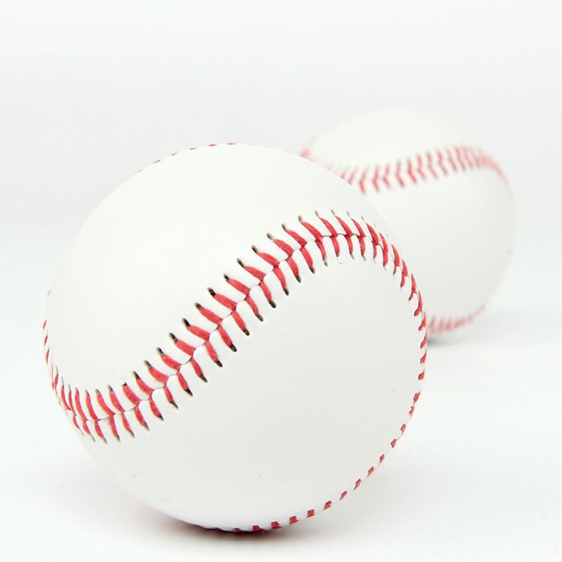 Alta qualità 1 pz bianco sicurezza Kid Baseball Base palla pratica allenamento PU chcovers Softball Balls Sport gioco di squadra No cucito a mano