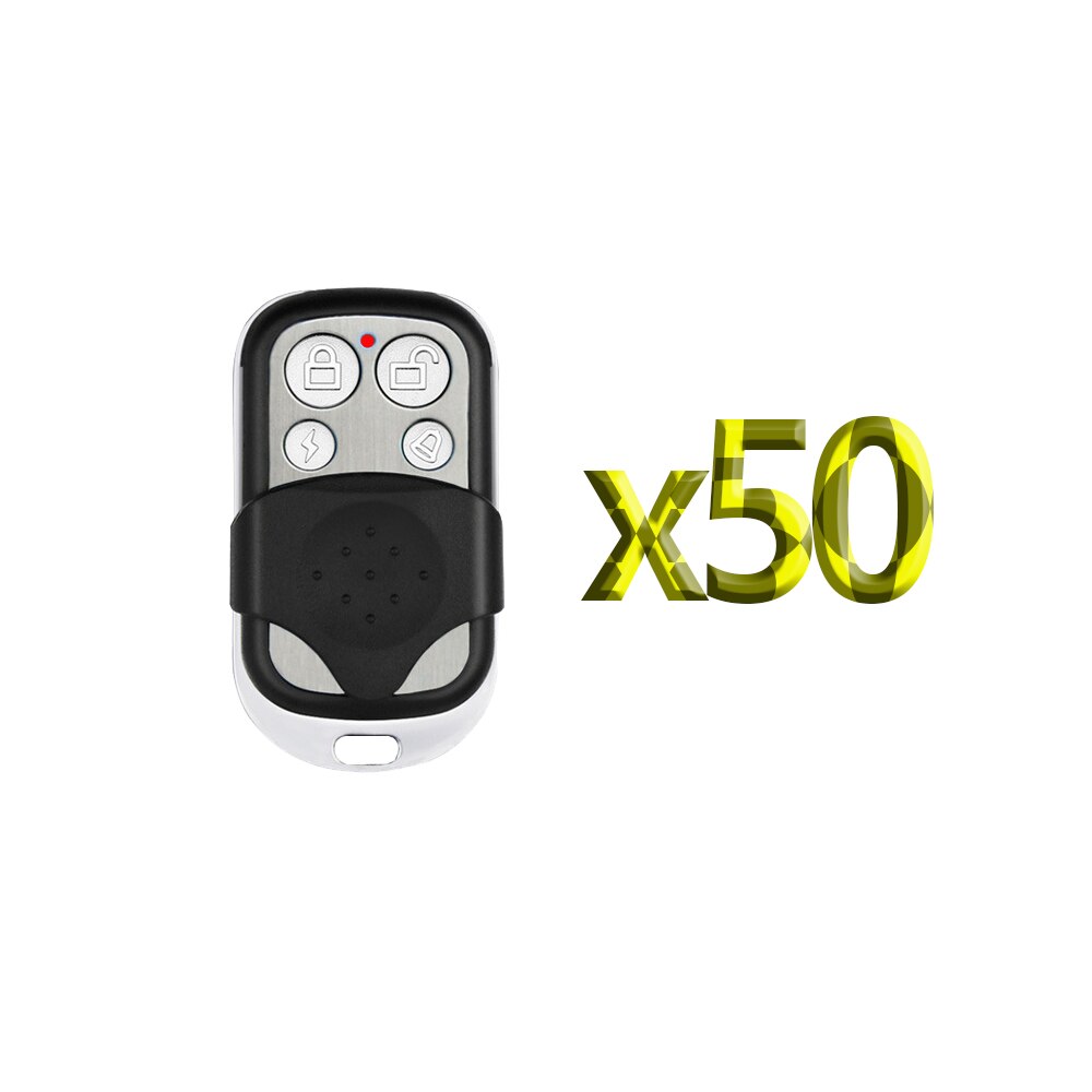 ALARMA DE SEGURIDAD PARA EL HOGAR de metal de , 433MHz, negro inalámbrico, alarma remota para sistema de alarma GSM,