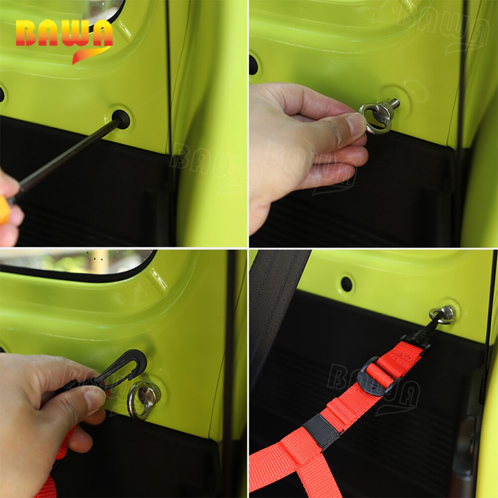 Bawa Kofferbak Bagagenet Cover Opbergtas Accessoires Voor Suzuki Jimny + Auto Cover