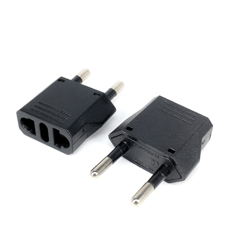 EU Stekkeradapter - 3 Stopcontacten - 10A 110-265V - Overspanningsbeveiliging - Universele Reisomvormer