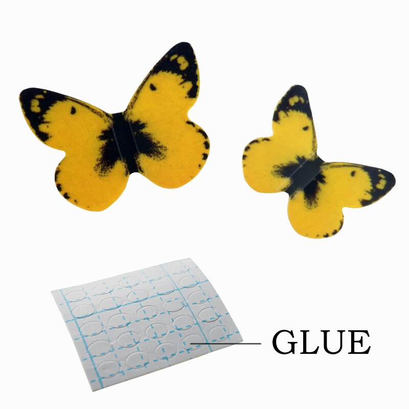 Qianyun 19 Pcs 3D Vlinder Muur Sticker Op De Muur Home Decor Vlinders Voor Decoratie Koelkast Stickers Keuken