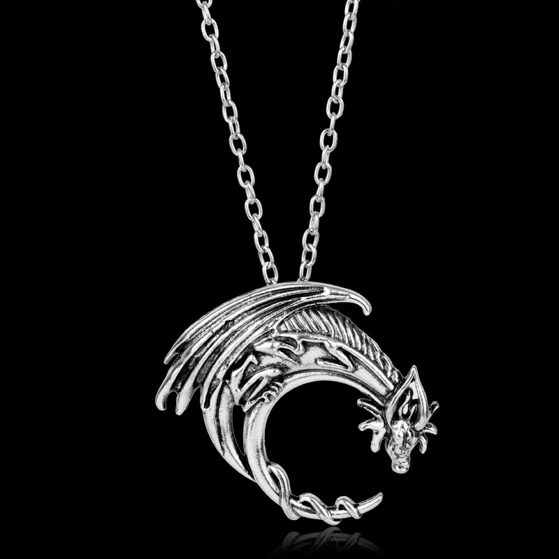 Viking Amulet Wolf Necklace Yin Yang Sun Moon Rune Pendant Necklace Rope Chain Coin Jewelry Colars Men: 2