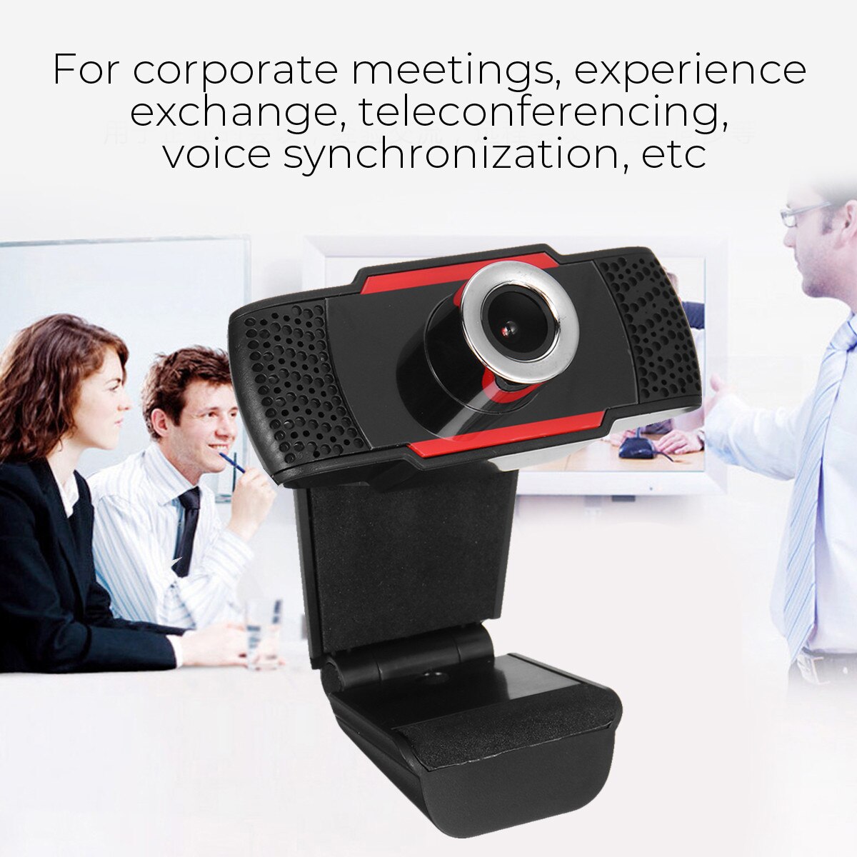 LEORY USB 2.0 Full HD Webcam 1920x1080p Camera Video Recording Web Camera with Microphone For PC Computer Laptop