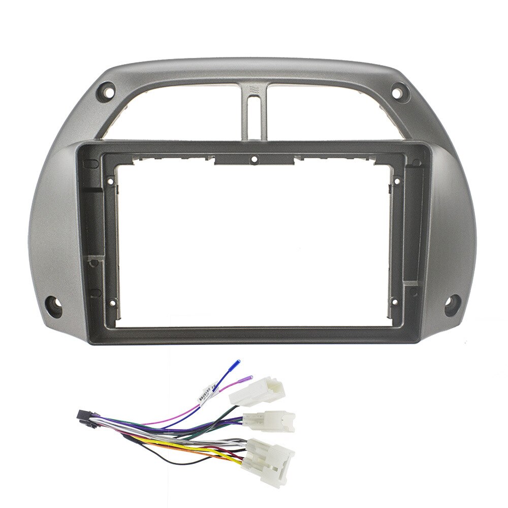 Android autoradio cadre 10.1 pour TOYOTA RAV4 2001 2002 2003 2004 2005 2006 multimédia stéréo voiture lecteur DVD Installation: Frame and cable