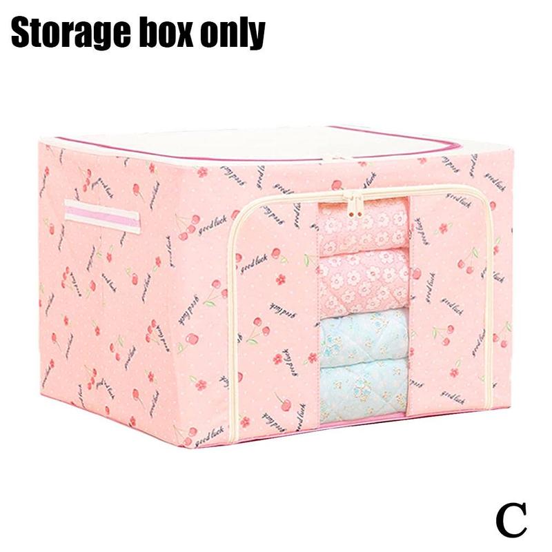 Oxford Fabric Clothes Storage Box Underwear Foldable Organizer Household Laundry Finishing Wardrobe Toy Storage Cabinet: C