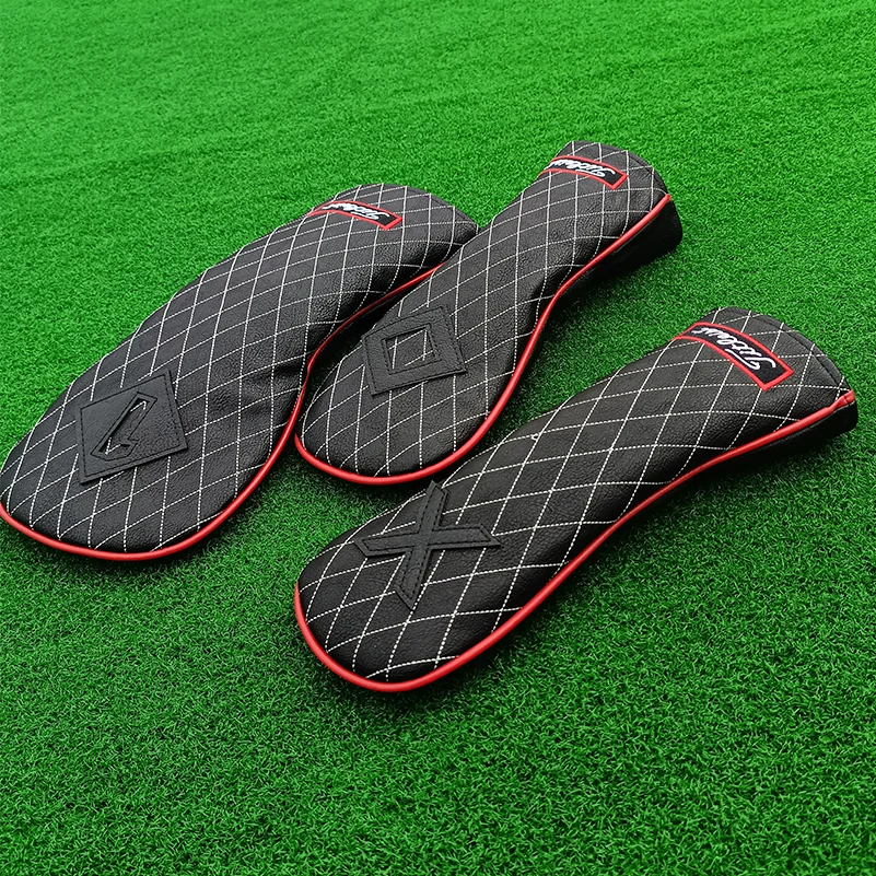 Golfclubhoes, houten hoes, houten hoes van ijzer, hoes voor golfdop: Army Green