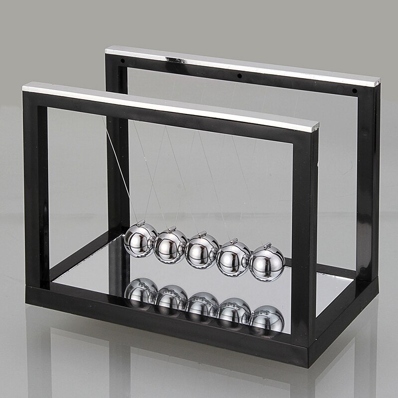 Newtons Cradle Steel Balance Ball Fun Decoration Physics Science Toy