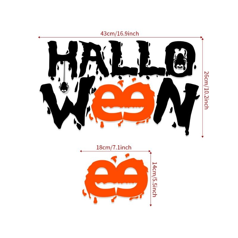 Halloween Pvc Magic 3D Plafond Vloer Sticker De Kunst Home Decor Muurschilderingen Behang R7RC