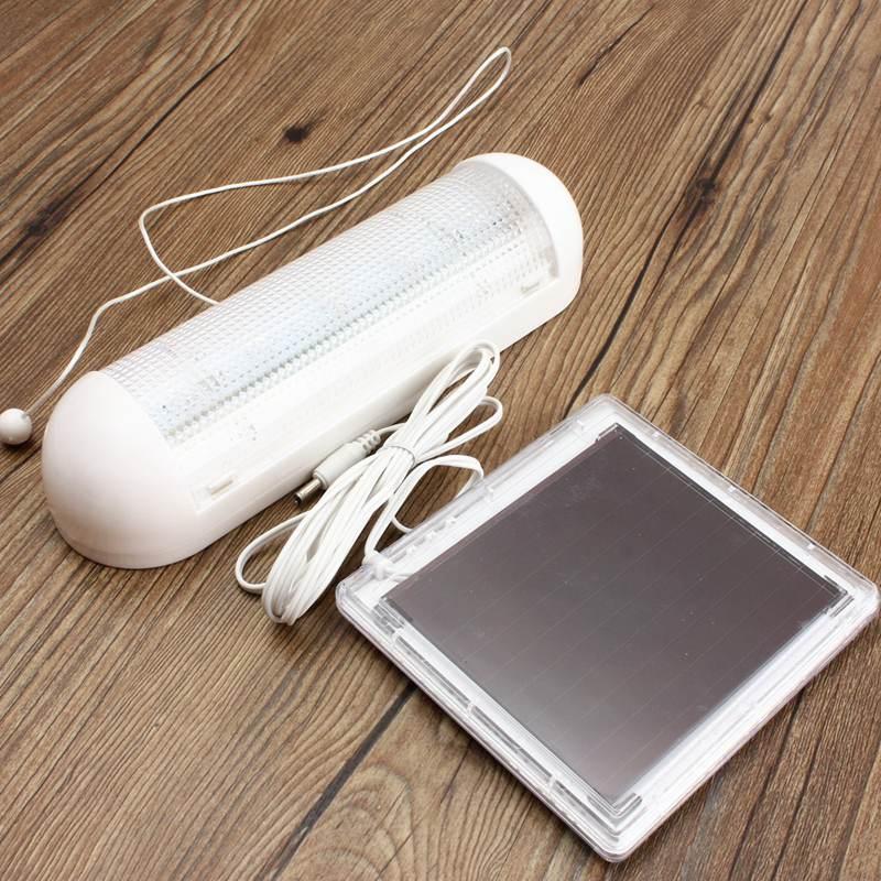 Zonne-energie Led Verlichting Interieur Lamp 5 Leds Met Hoge Zonnepaneel Voor Indoor Verlichting Voor Outdoor Camping Tent Vissen licht