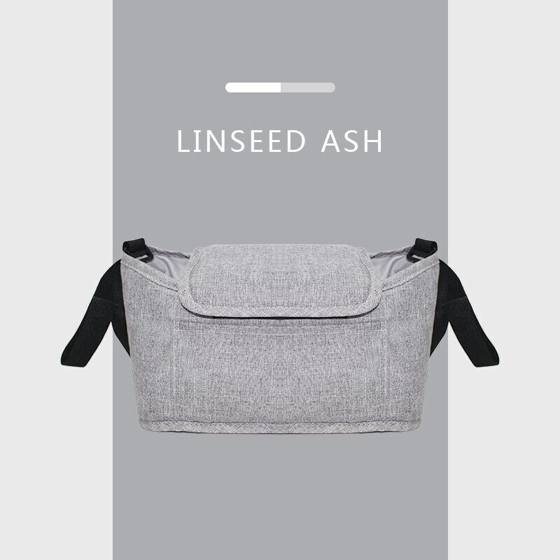 Wandelwagen Zak Kinderwagen Wandelwagen Organizer Kinderwagen Accessoires Kinderwagen Bekerhouder Cover Trolley Organizer Babies Accessoires: Gray