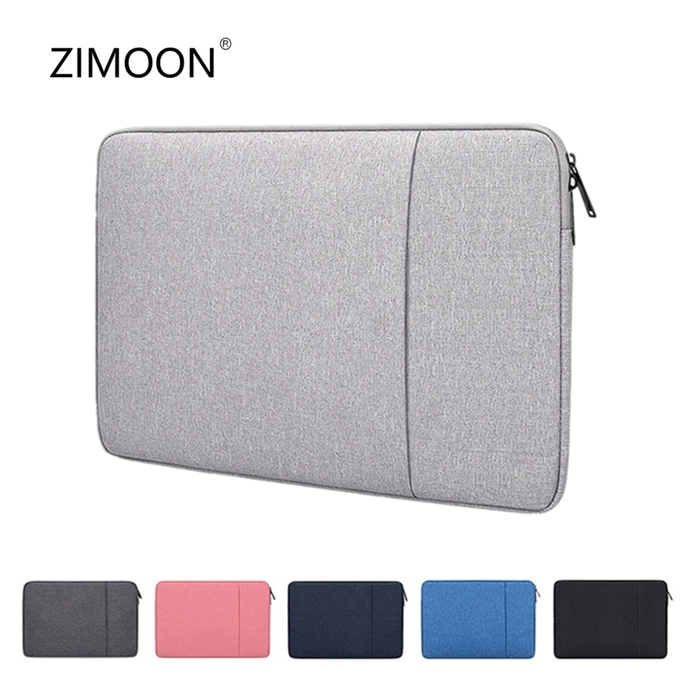 Laptop Sleeve Bag with Pocket for MacBook Air Pro Ratina 11.6/13.3/15.6 inch 11/12/13/14/15 inch Notebook Case Cover for Dell HP