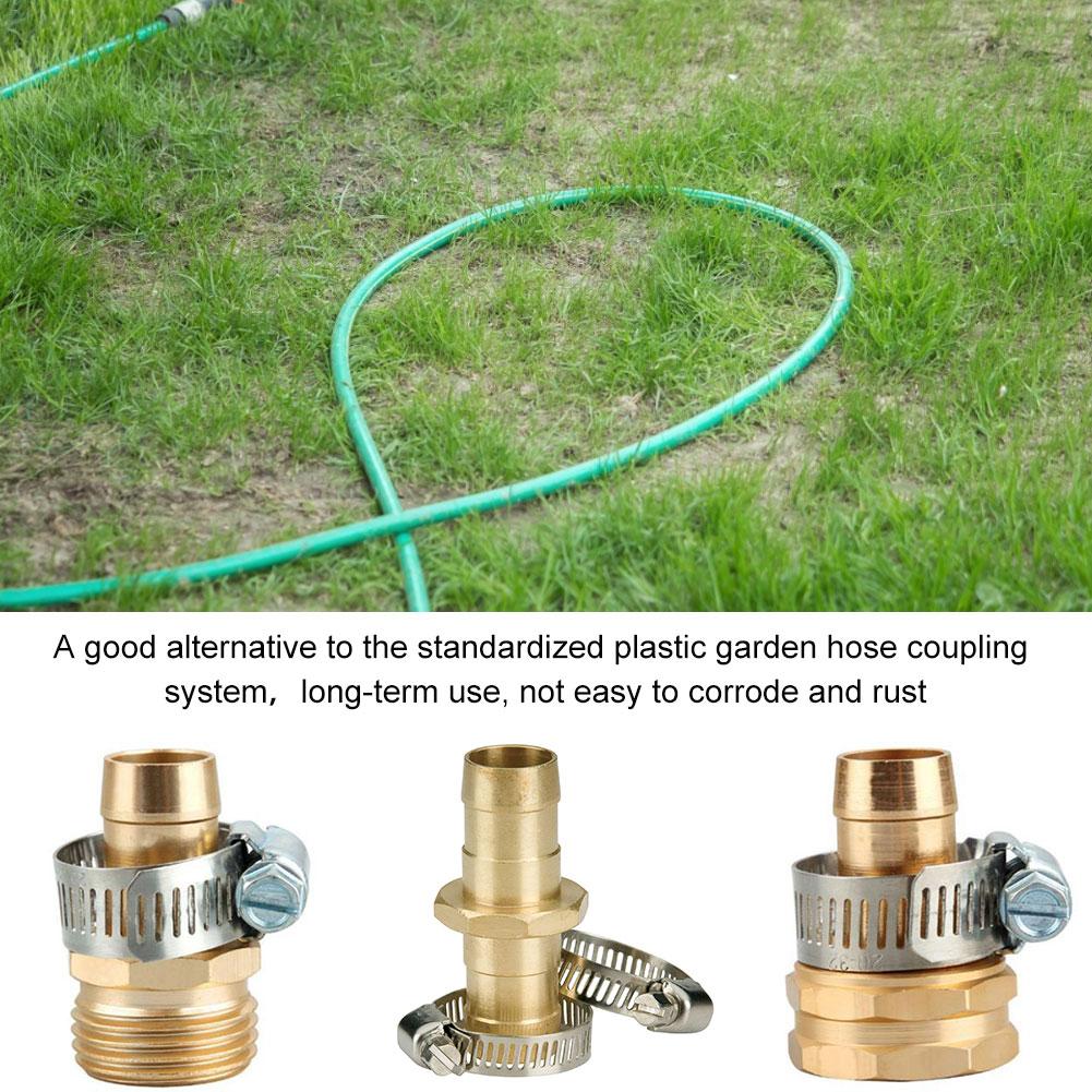 1 Pcs Quick Connector Copper Pipe Fittings Hose Connector Spare parts For Garden Watering Wash Hose