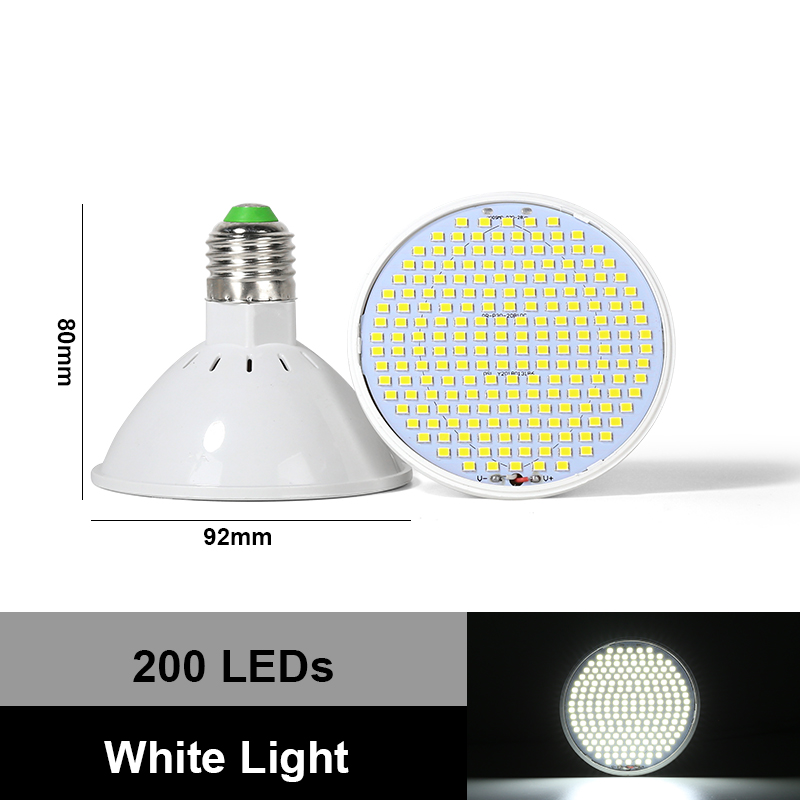 LED Grow Light Hydrocultuur Groei Licht E27 Led Grow Lamp 85-265V Volledige Spectrum Indoor Hydrocultuur bloem Zaailing LED Phyto Lamp: Blauw