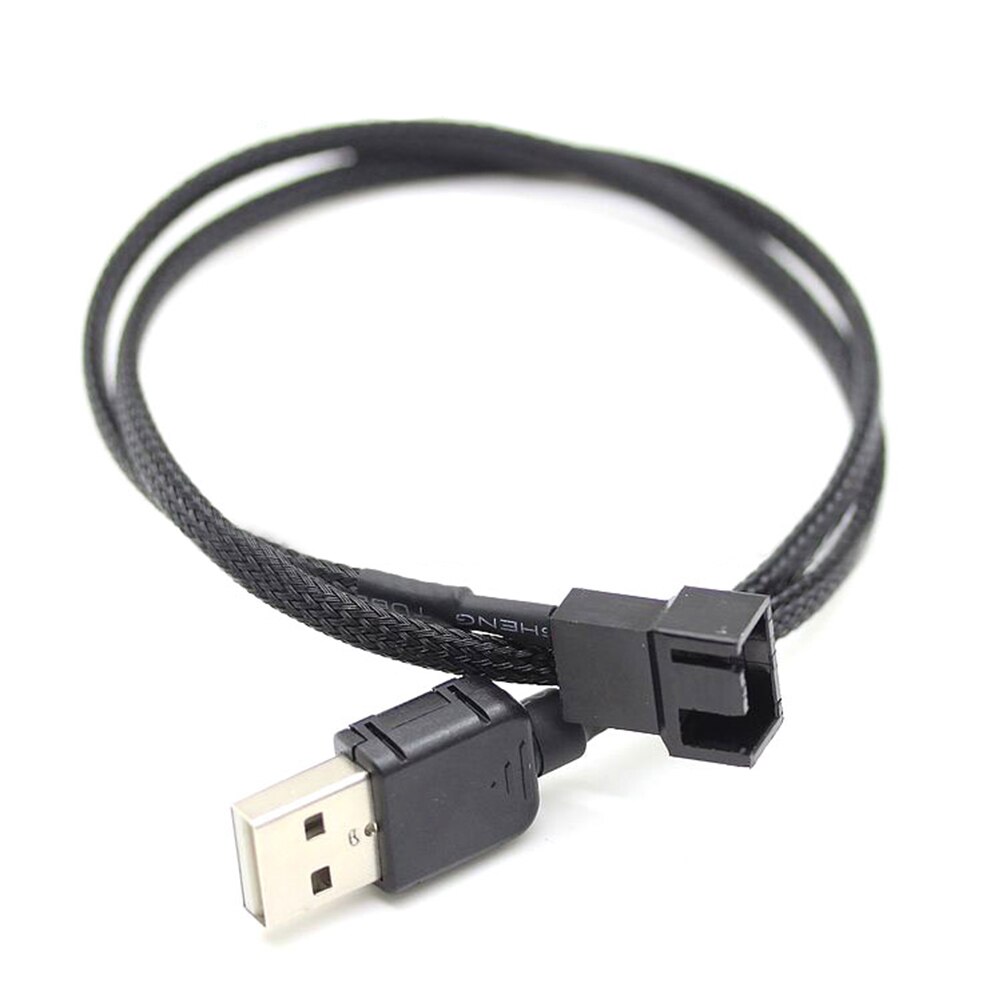 JETTING USB A male to Fan 3-Pin 3pin /4-Pin 4pin Adapter Cable for 5V 50cm