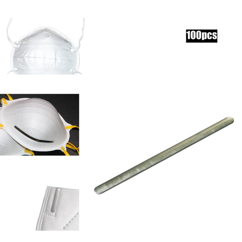 Masque bande de pont du nez en aluminium | Bricolage, accessoires pour la fabrication artisanat, fil d'aluminium plat, bande de pont du nez en aluminium 1000/500 pièces