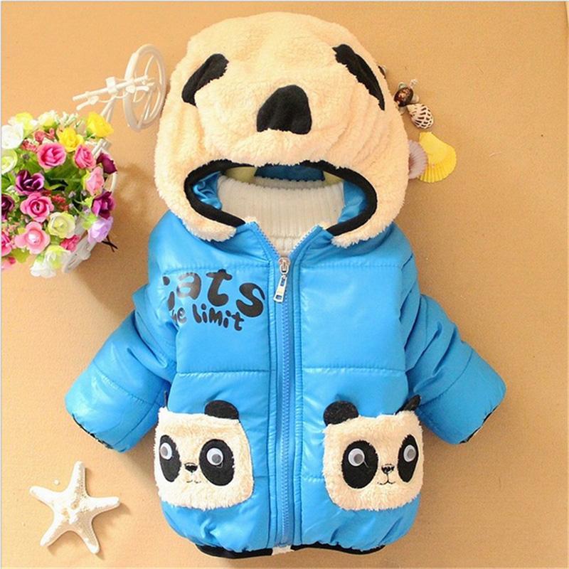 Verkoop Lente Herfst Winter Jasje Bovenkleding Kids Jas Jas Kind Baby Meisje Jongen Winterjas: 19-24 months / Blauw