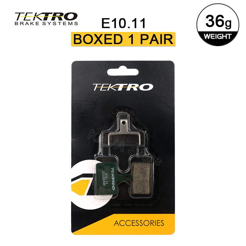 TEKTRO E10.11/P20.11 Pastiglie in ceramica metallica MTB strada Pastiglie freno a discoteca pieghevoli per bicicletta per Shimano MT200 M375 M285 M515: Luce Verde