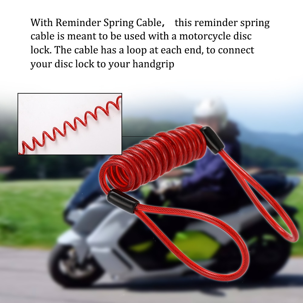 Motorcycle Scooter Bike Anti Theft Brake Disc Lock Wheel Disk Locks Small Moto Motorbike Safety Brake Lock