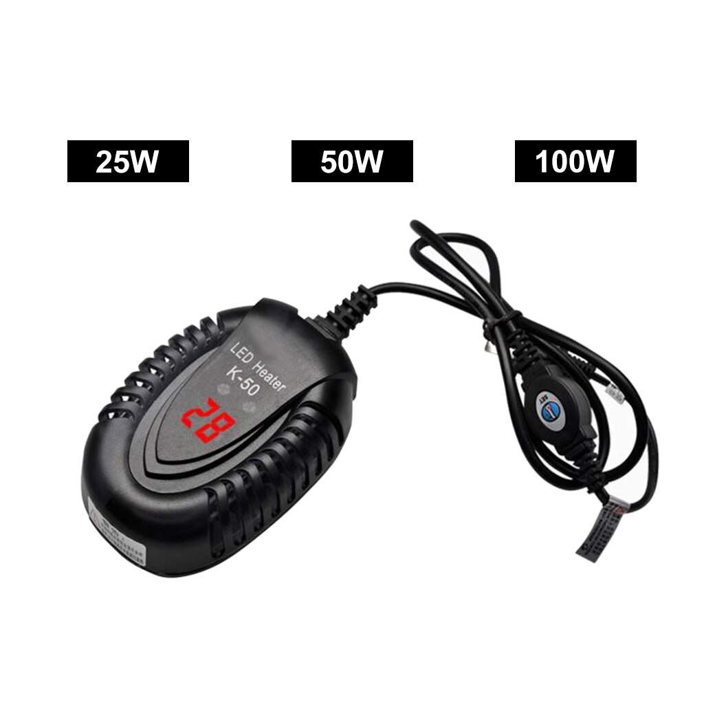 Digital Aquarium Submersible Heater Mini Tropical Fish Tank LED Thermostat