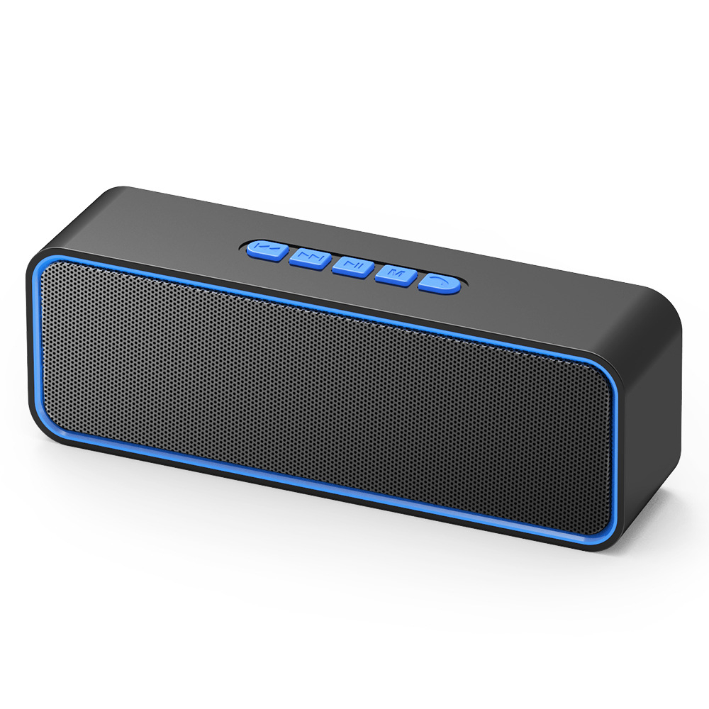 Tws Draadloze Draagbare Speaker Muziek Boombox Soundbar Bluetooth Luidsprekers Met Subwoofer Parlantes Para Pc Altavoces Som F4035: Blauw