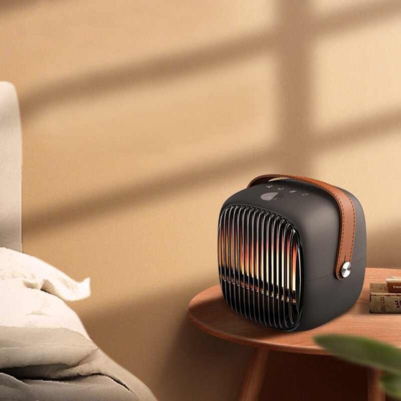 Draagbare Elektrische Luchtverwarming Zowel Koud En Warm Mode Led Display Contact Controle Elektrische Kachel Warmer (Eu Plug)