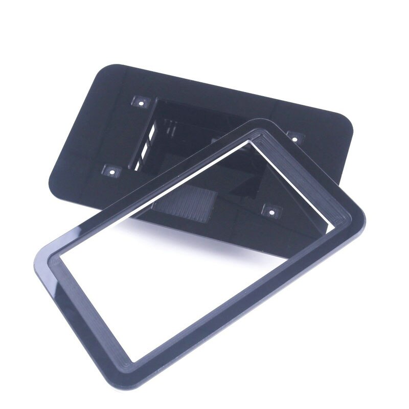 Raspberry Pi Case - Acrylic Shell with Stand - For 7" Touchscreen Display - Compatible with RPI 3B/4B