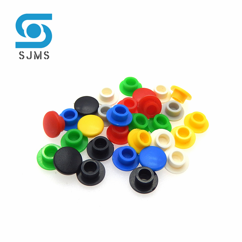 50 Stuks Tactiele Drukknop Cap A29 Schakelaar Knop Hoed Diameter 8mm Binnenste Gat id 3.1/3.2/3.4mm Voor 6*6mm Tact Micro Schakelaar