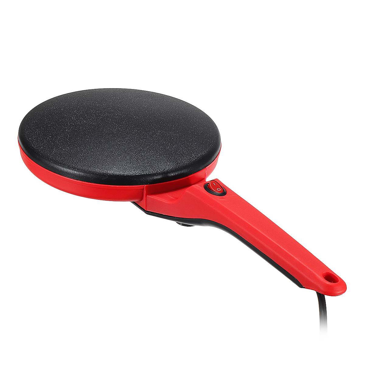Sonifer-máquina de tortitas eléctrica para el hogar, plancha antiadherente para hornear Pan y pasteles, utensilios de cocina para Pizza: Rojo