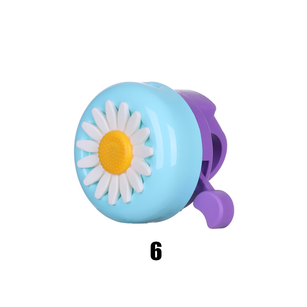 Mode 1Pc Kids Funny Fiets Bell Hoorns Fiets Daisy Bloem Kinderen Meisjes Fietsen Ring Alarm Voor Stuur Multi-kleur: 6