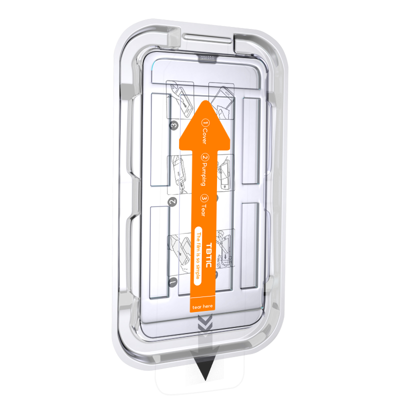 TBTIC Screen Protector For IPhone 16 15 14Plus 13 12 11 ProMax XXs XR Tempered Glass HD Privacy Easy Install With Auto Alignment: CRIMSON / Bundle9