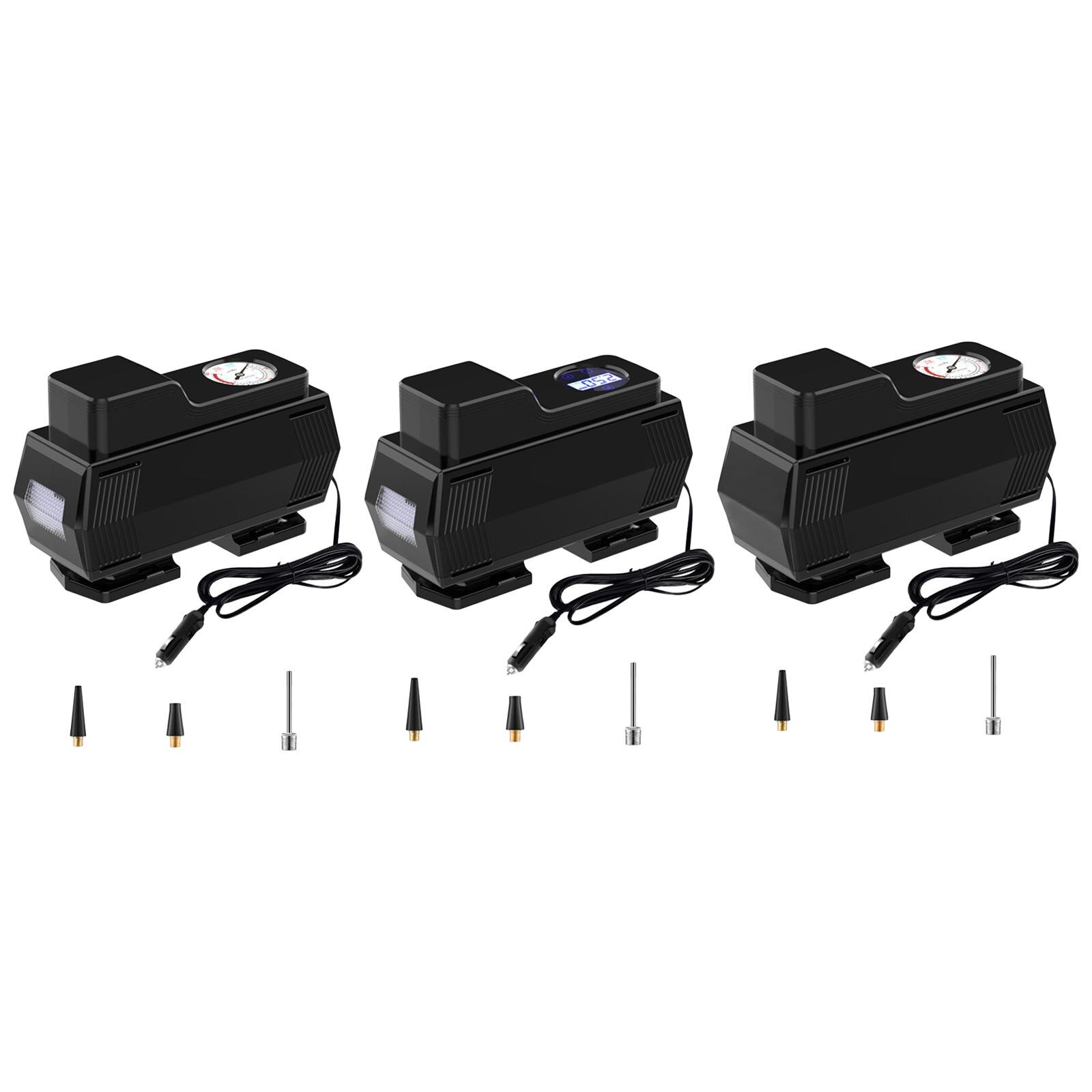 12V Automobile Tire Inflator Pump Air Compressor Pump Vehicle-Mounted Tyre Inflator for Bicycles Cars Motorcycles Truck SUV