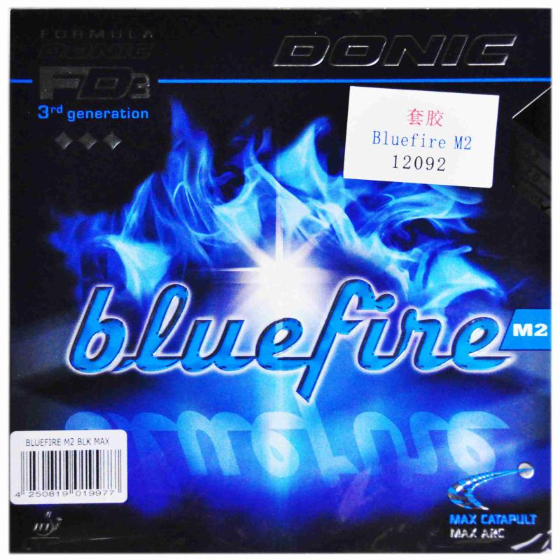 Donic-gomas para tenis de mesa, 100% originales, Donic Bluefire M1 M2 M3, espinillas en esponja azul, máximo: M2 Red