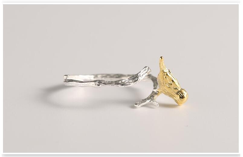 Gothic Vogel Tak Ringen Voor Vrouwen Trouwringen Dames Accessoires Charm Sieraden