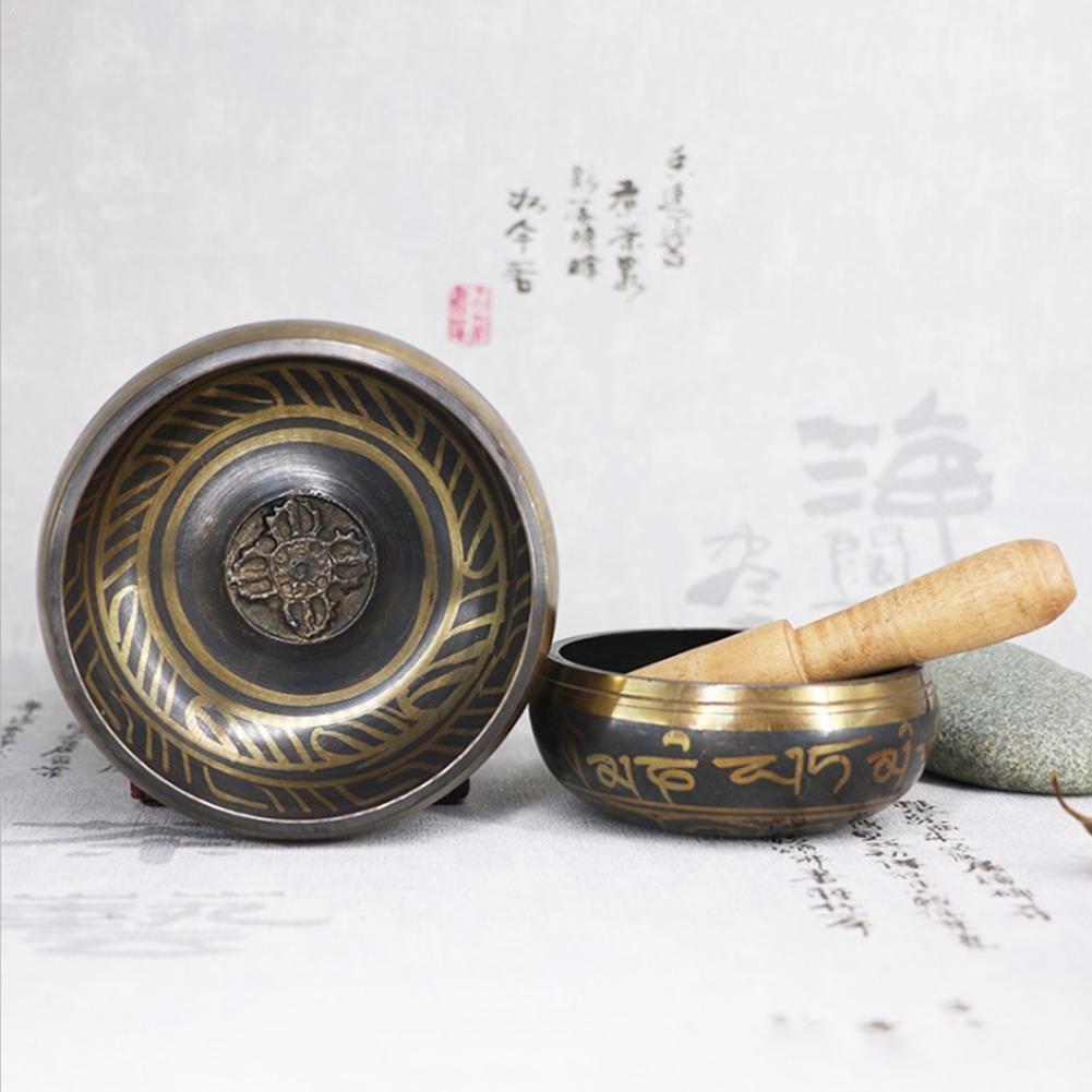 Tiibetiläinen laulu buddhalaisuus meditaatio kello käsin vasaralla parantava kupari messinki 4.8 buddhalainen henkinen jooga chakra  b0 b 8