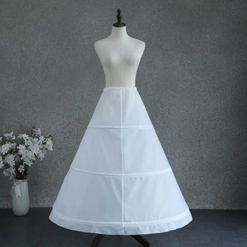 a line dress petticoat A-Line Floor-Length Wedding Petticoats COCOMELODY CP0016007, 7 Days / Ivory / M 69-78cm adds perfect fullness and structure Full Length A-Line Petticoat White